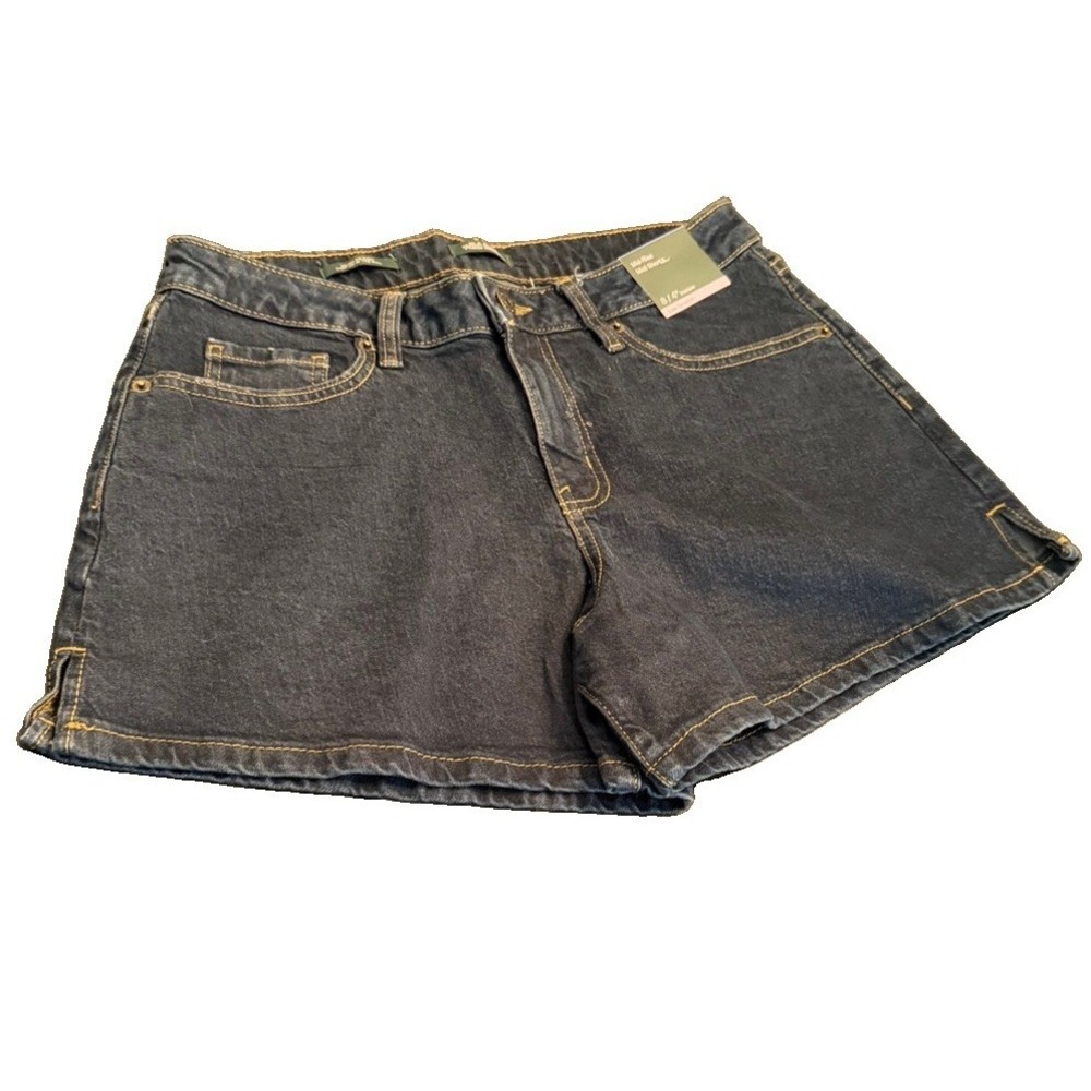 Wild Fable Women's Size 8, 4" Inseam Mid Rise Midi Denim Shorts NWT